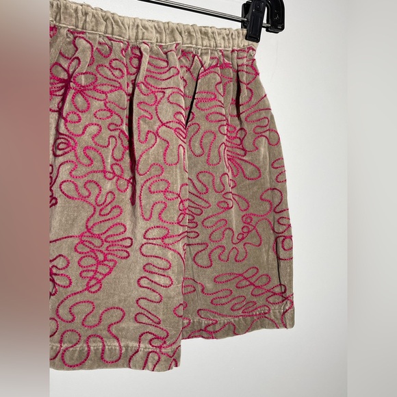 Peek Beige and Pink Patterned Mini Skirt - Picture 6 of 10